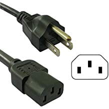 ABLEGRID 1.8M New AC Power Cord Outlet Socket Cable Plug Lead for HITACHI P50A202 P50H401 P50H4011A P50H401A P50S601 P50T501 HDTV TV LCD LED Plasma DLP 